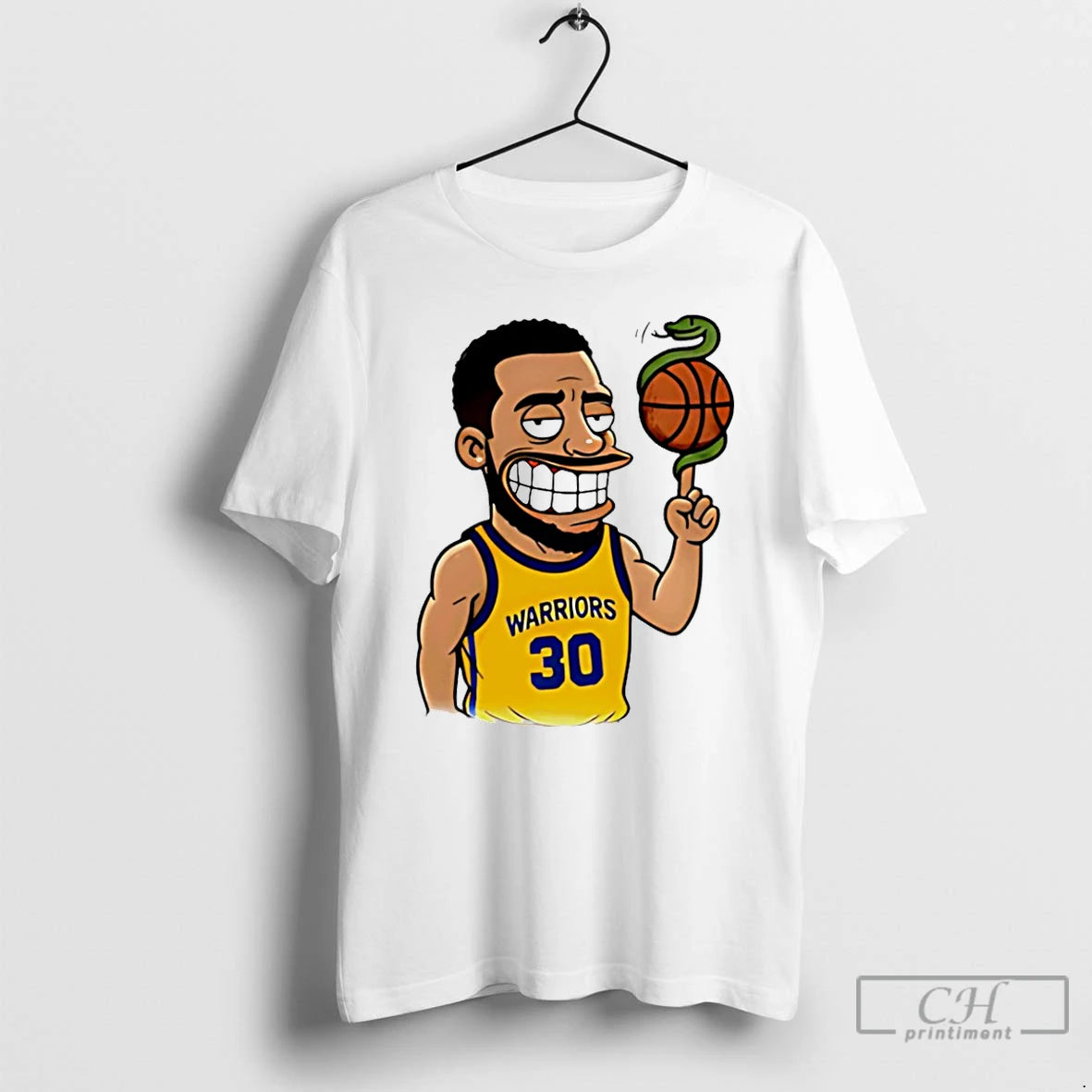 Premium Steph Curry Golden State Warriors Snake Ball Cartoon T-Shirts, Hoodie, Sweatshirt | PrintMintTees.com