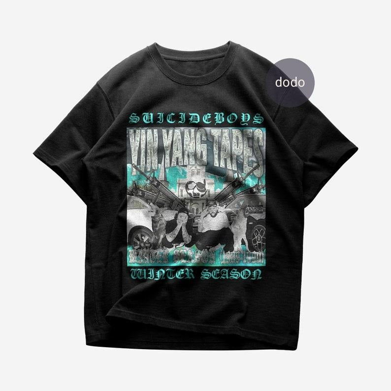 Premium Suicideboys T-Shirt - YIN YANG TAPES: Winter Season Album T-Shirt - Suicideboys New Album T-Shirt