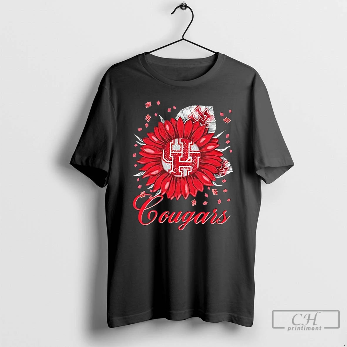 Premium Sunflower X Houston Cougars Football Logo T-Shirts, Hoodie, Sweatshirt | PrintMintTees.com