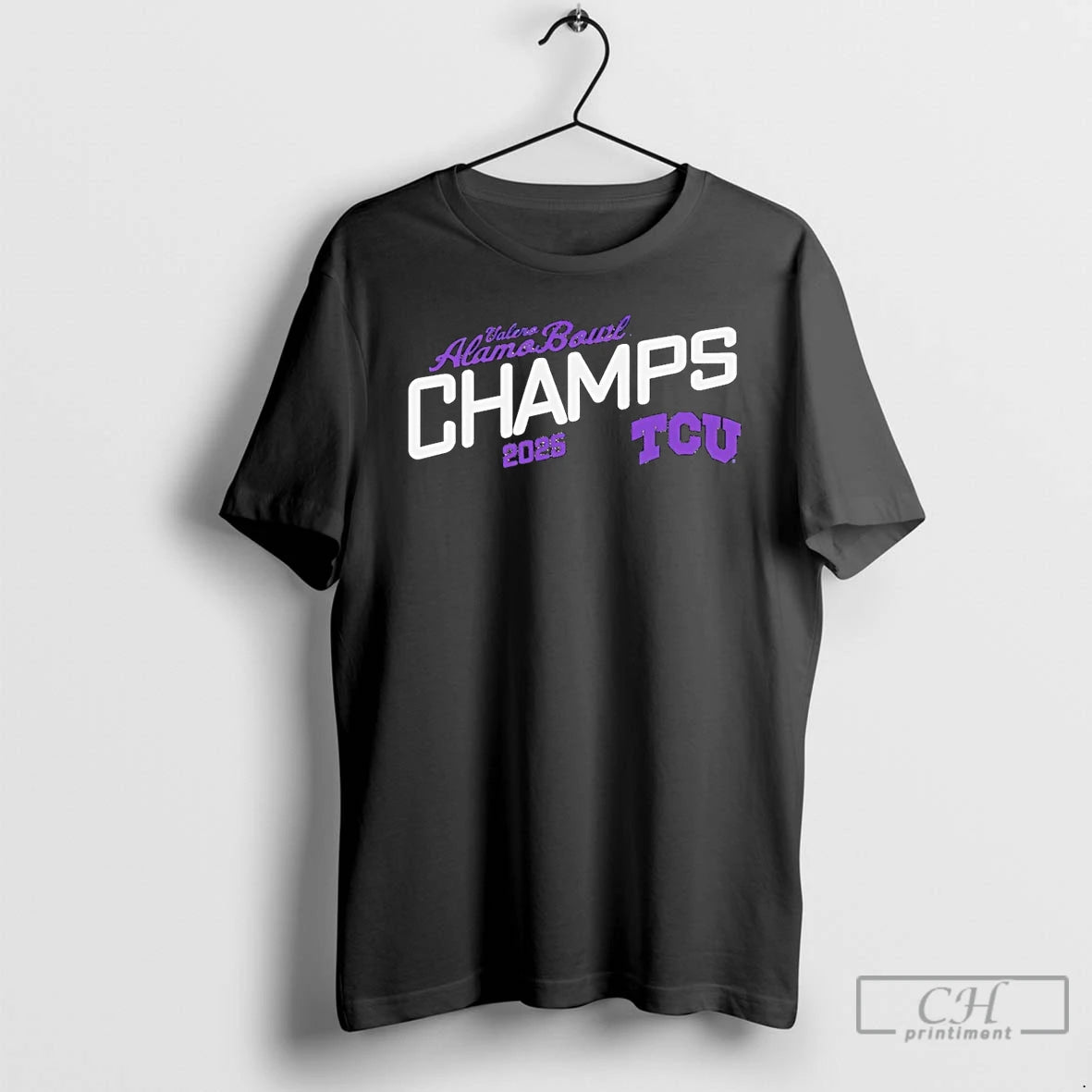 Premium Tcu Horned Frogs 2025 Valero Alamo Bowl Champions Classic T-Shirts, Hoodie, Sweatshirt | PrintMintTees.com