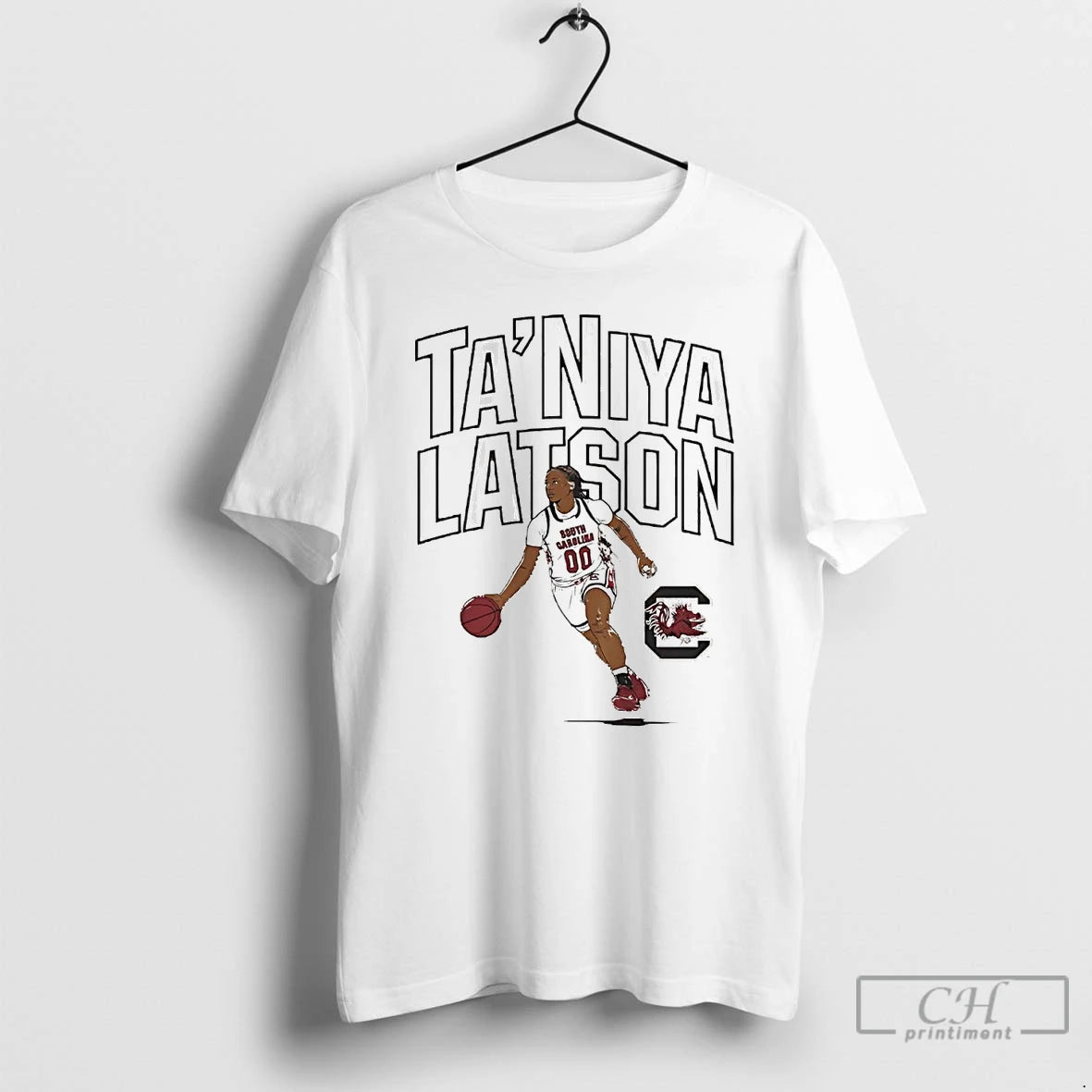 Premium Taniya Latson Dribble South Carolina Gamecocks T-Shirts, Hoodie, Sweatshirt | PrintMintTees.com