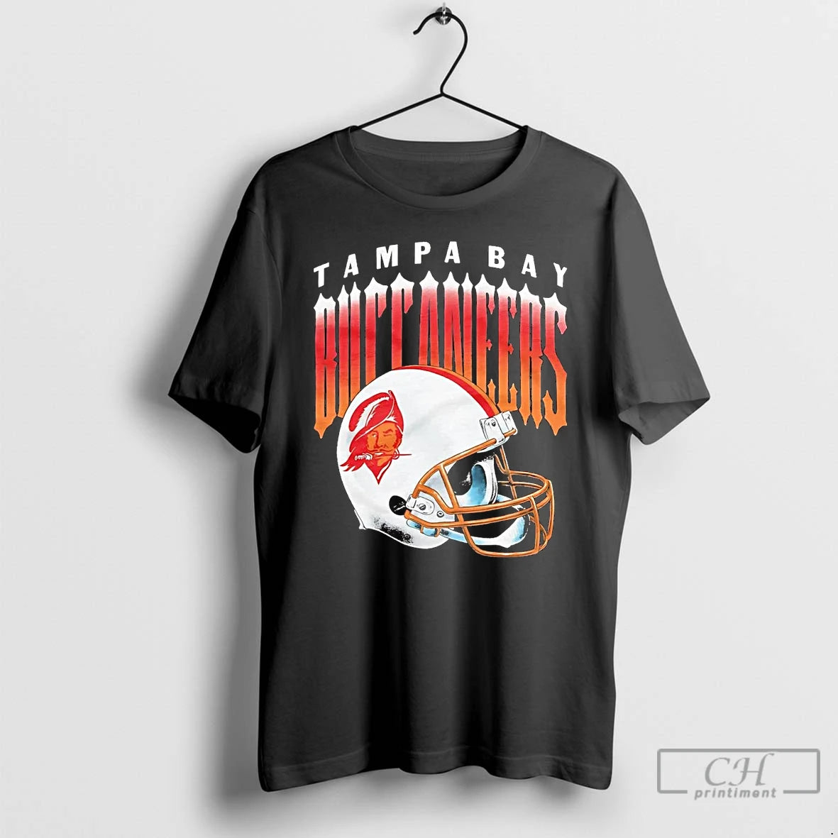 Premium Tampa Bay Buccaneers Gradient Helmet T-Shirts, Hoodie, Sweatshirt | PrintMintTees.com