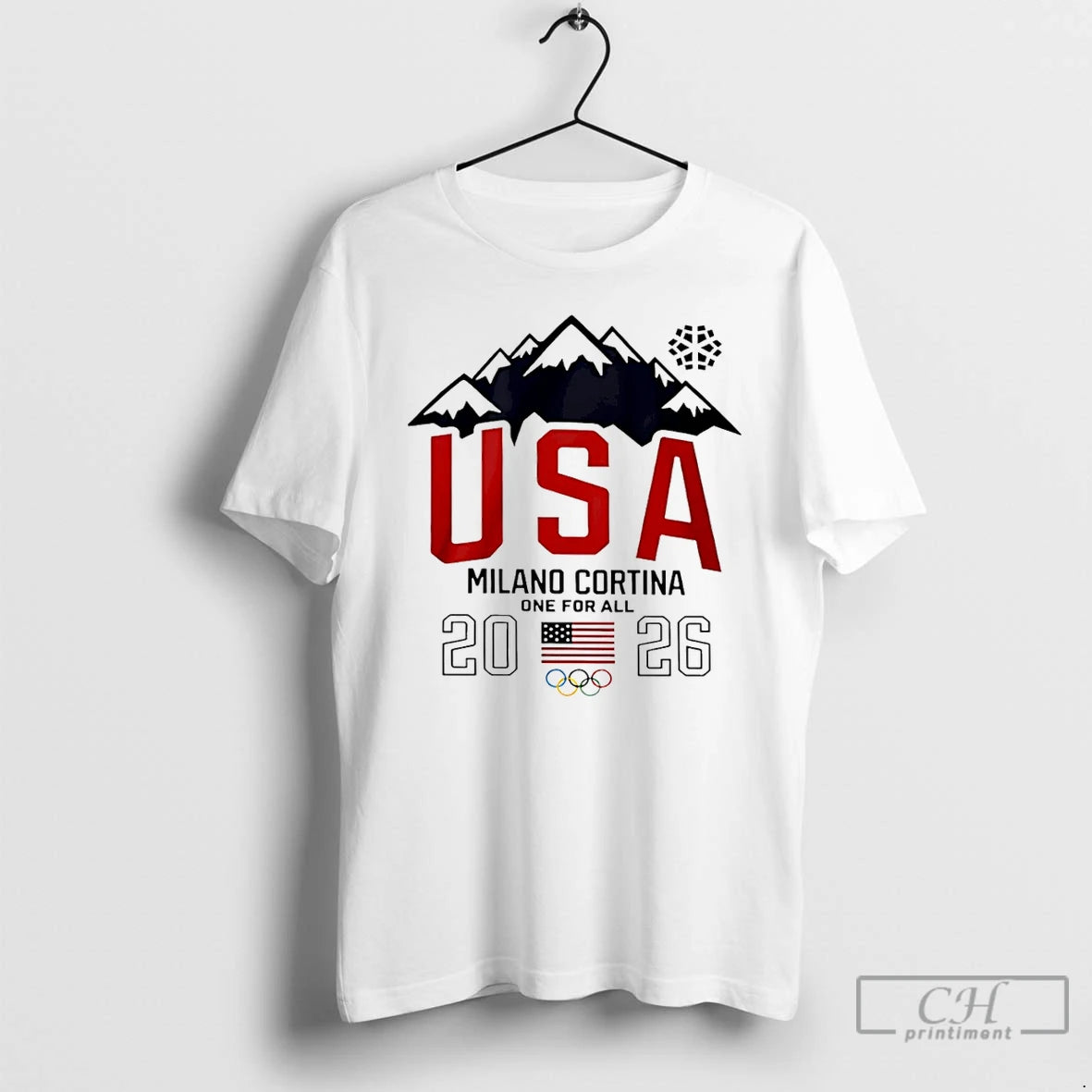Premium Team Usa 2026 Olympic Milano Cortina One For All T-Shirts, Hoodie, Sweatshirt | PrintMintTees.com