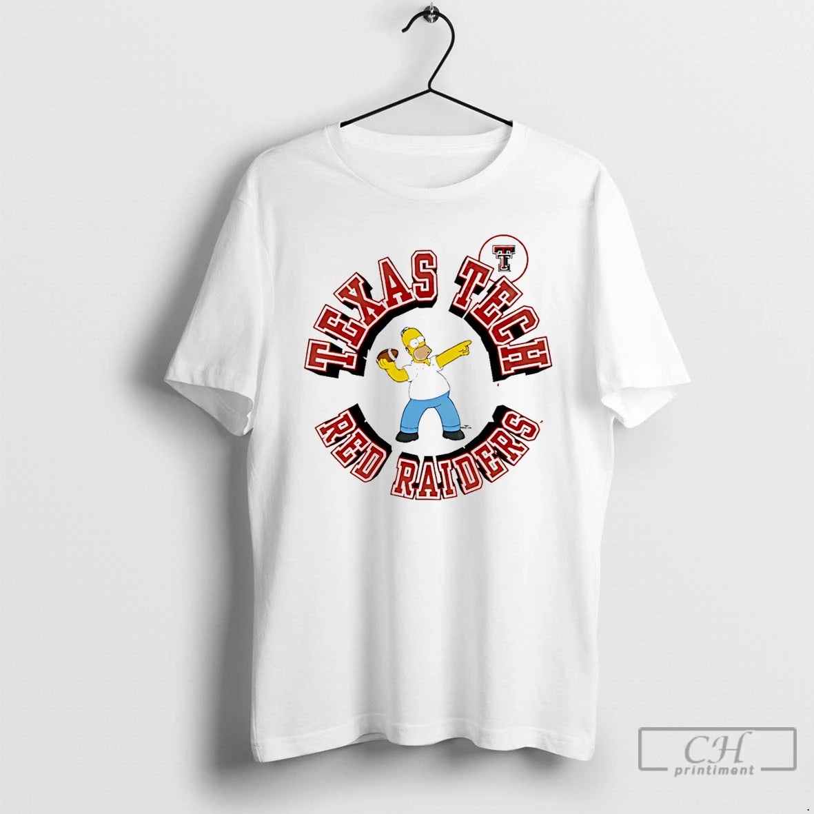 Premium Texas Tech Red Raiders Homer Simpson Going Deep T-Shirts, Hoodie, Sweatshirt | PrintMintTees.com