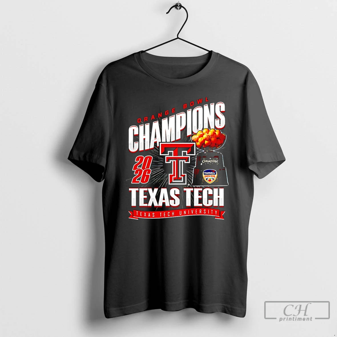 Premium Texas Tech Football 2026 Orange Bowl Champions Classic T-Shirts, Hoodie, Sweatshirt | PrintMintTees.com