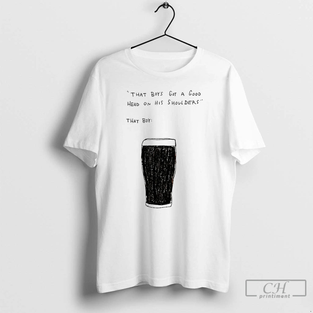 Premium That Boys Got A Good Head On His Shoulders T-Shirts, Hoodie, Sweatshirt | PrintMintTees.com