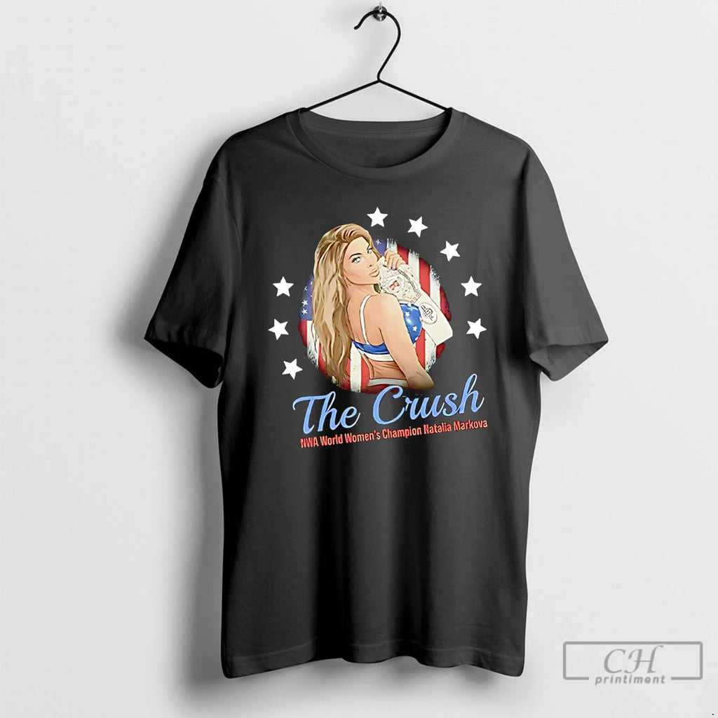 Premium The Crush Nwa World Womens Champion Natalia Markova T-Shirts, Hoodie, Sweatshirt | PrintMintTees.com