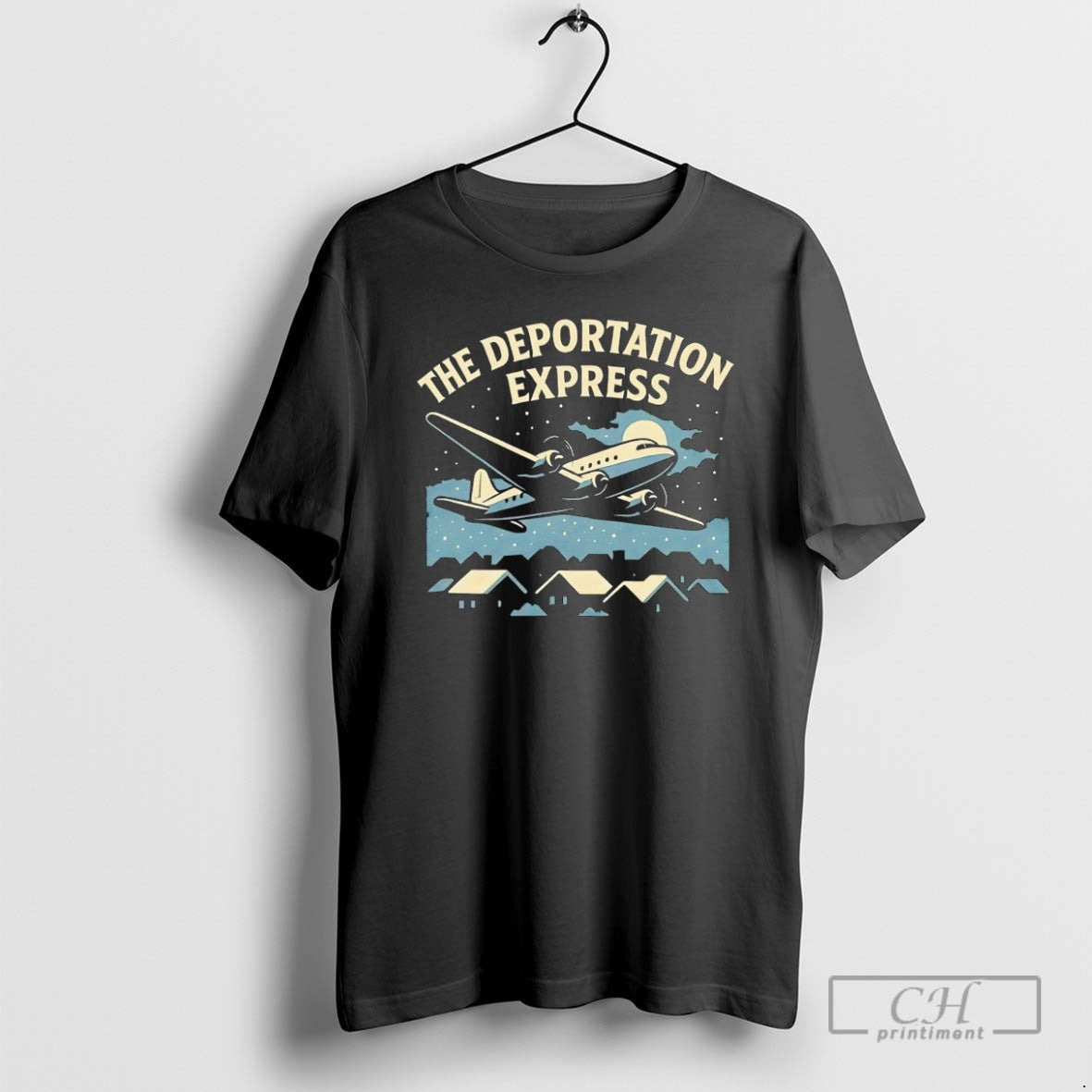 Premium The Deportation Express Plane Vintage Christmas Shirt Sweater Hoodie, Sweatshirt | PrintMintTees.com
