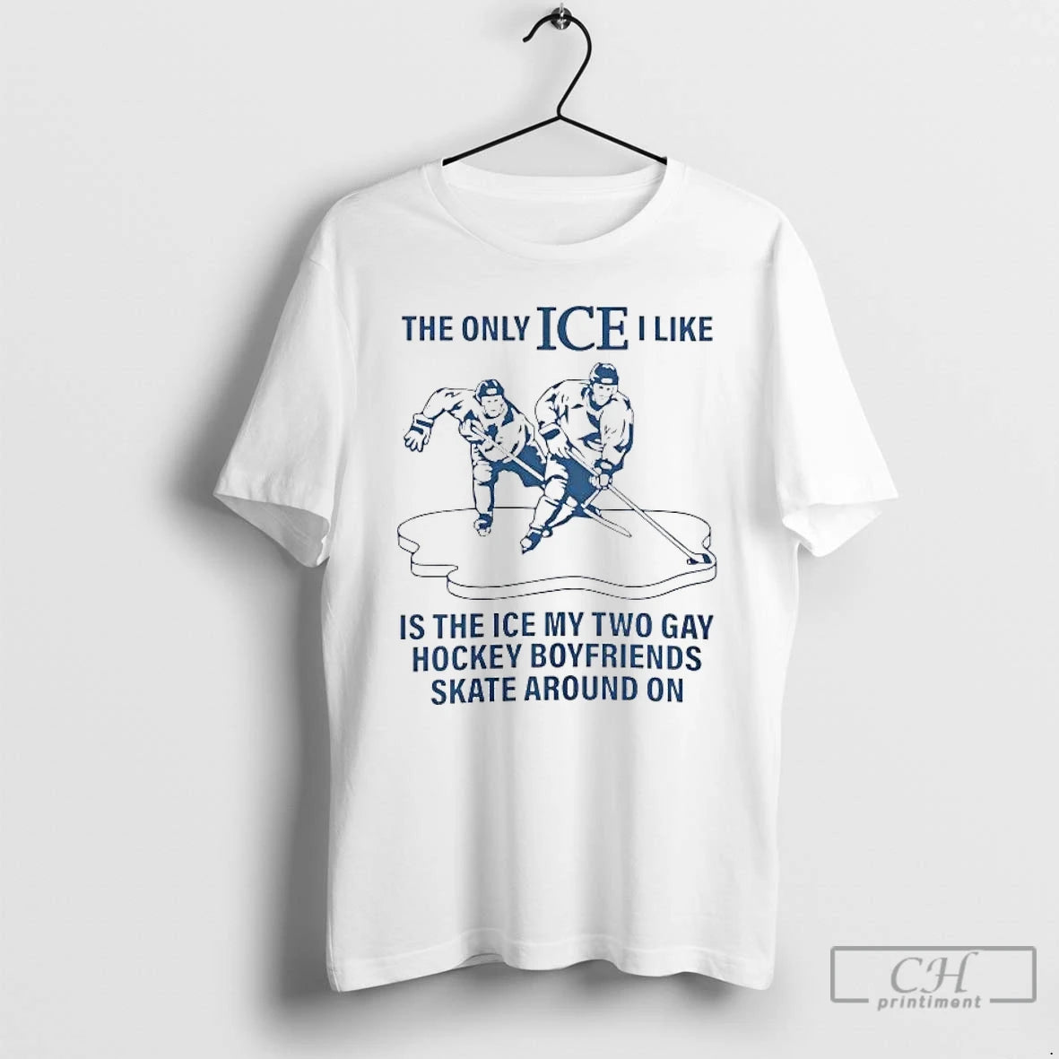 Premium The Only Ice I Like Is The Ice My Two Gay Hockey Boyfriends Heated T-Shirts, Hoodie, Sweatshirt | PrintMintTees.com