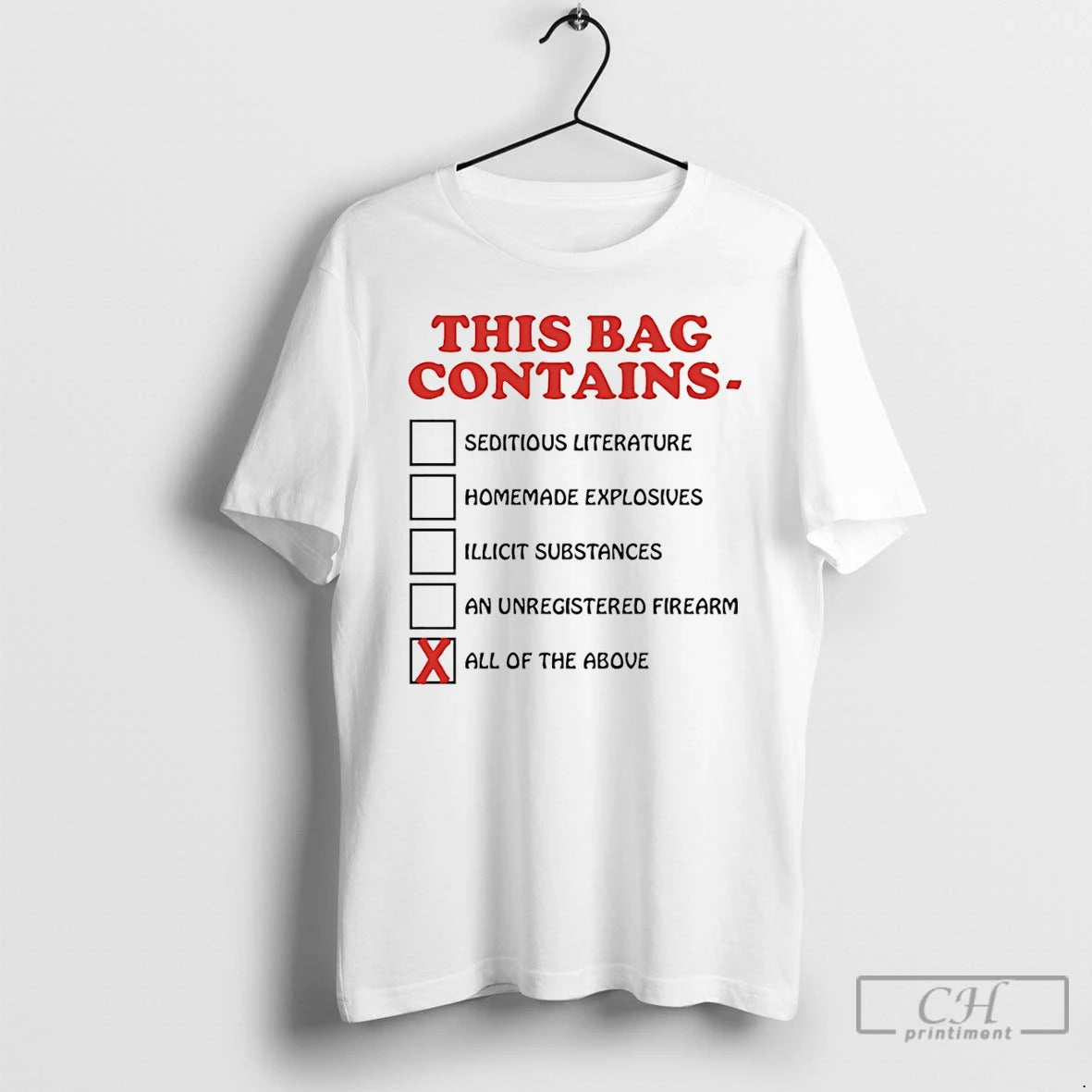 Premium This Bag Contains All Of The Above T-Shirts, Hoodie, Sweatshirt | PrintMintTees.com