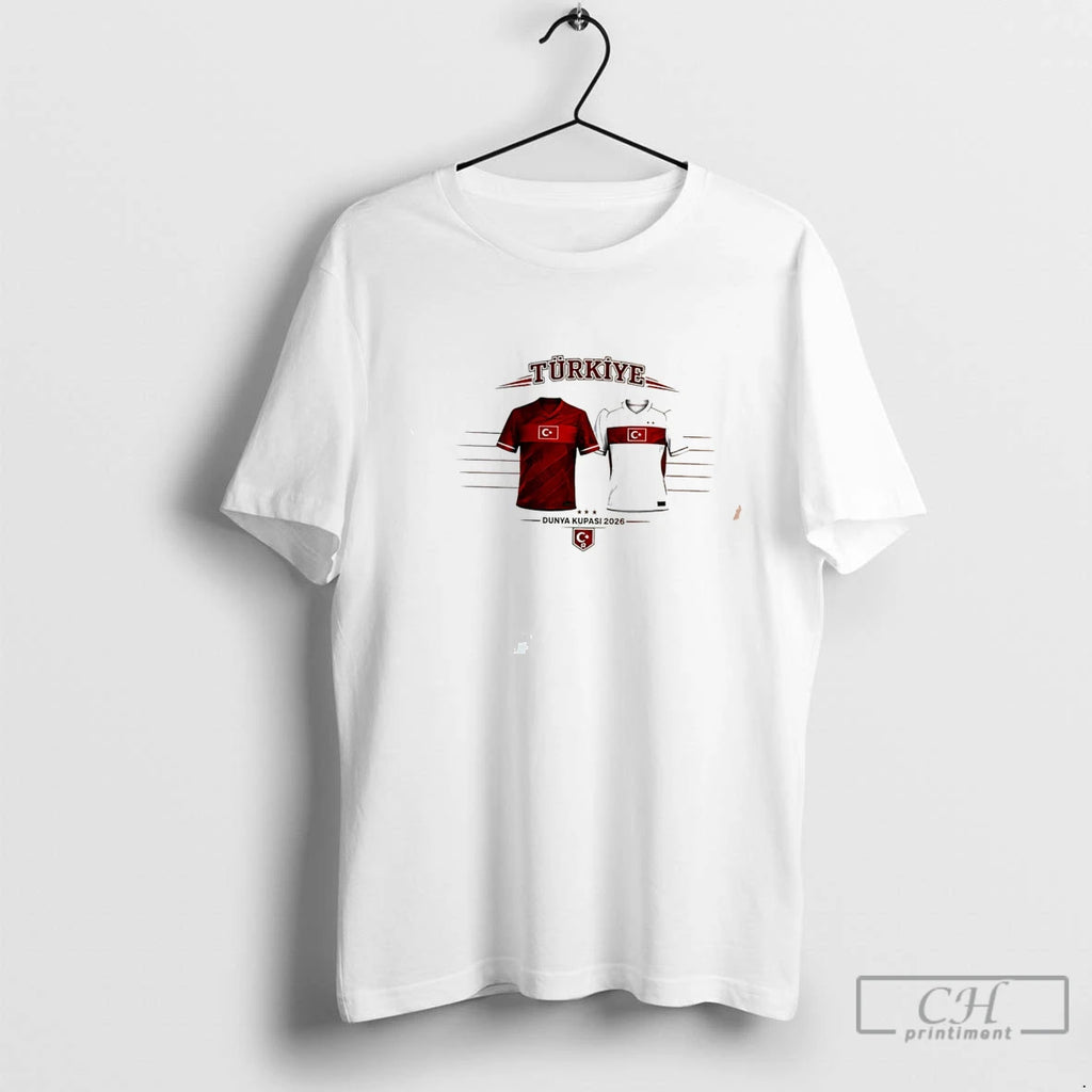 Premium Turkiye Dunya Kupasi 2026 Turkey World Cup 2026 Graphic Tee