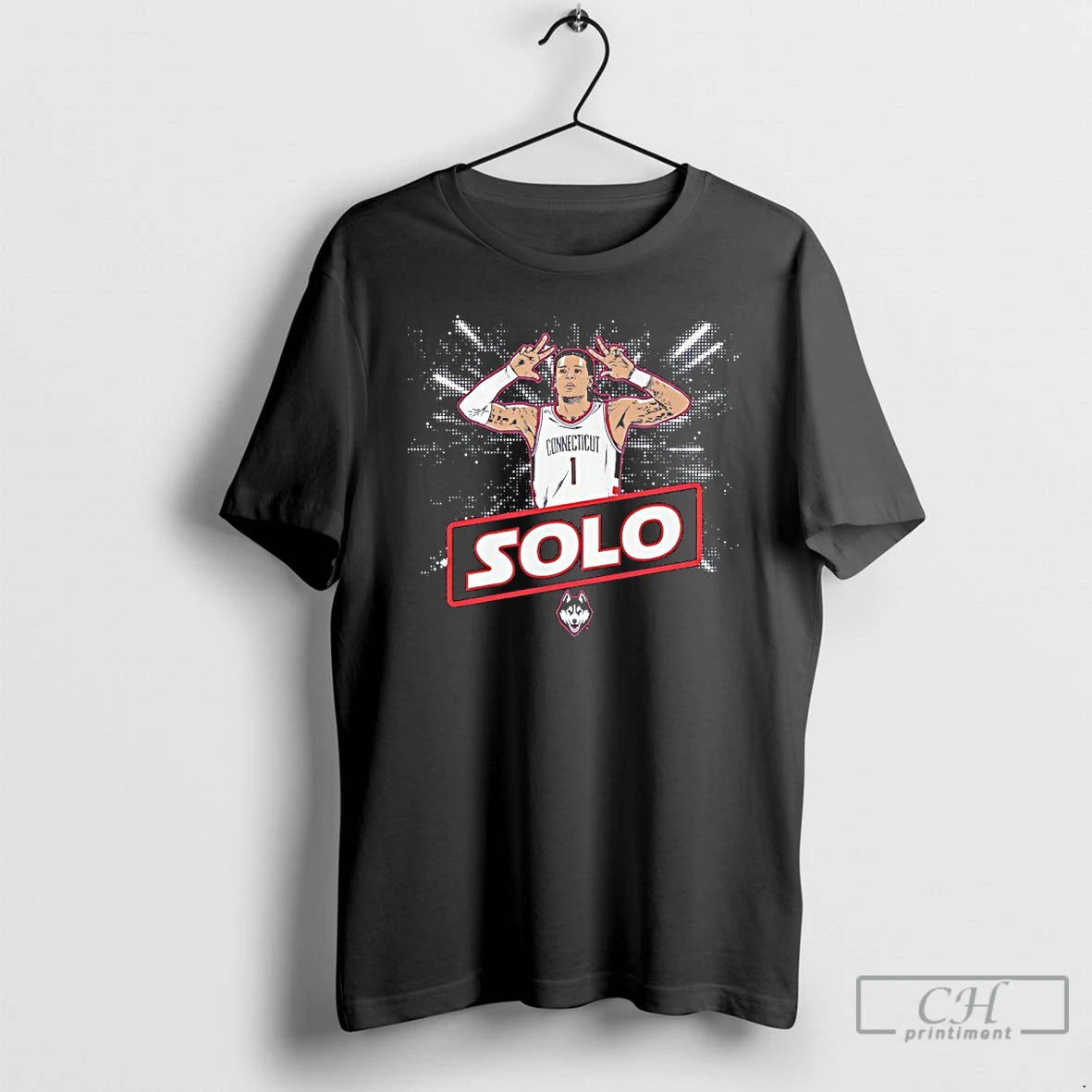 Premium Uconn Huskies Basketball Solo Ball Name Pose T-Shirts, Hoodie, Sweatshirt | PrintMintTees.com