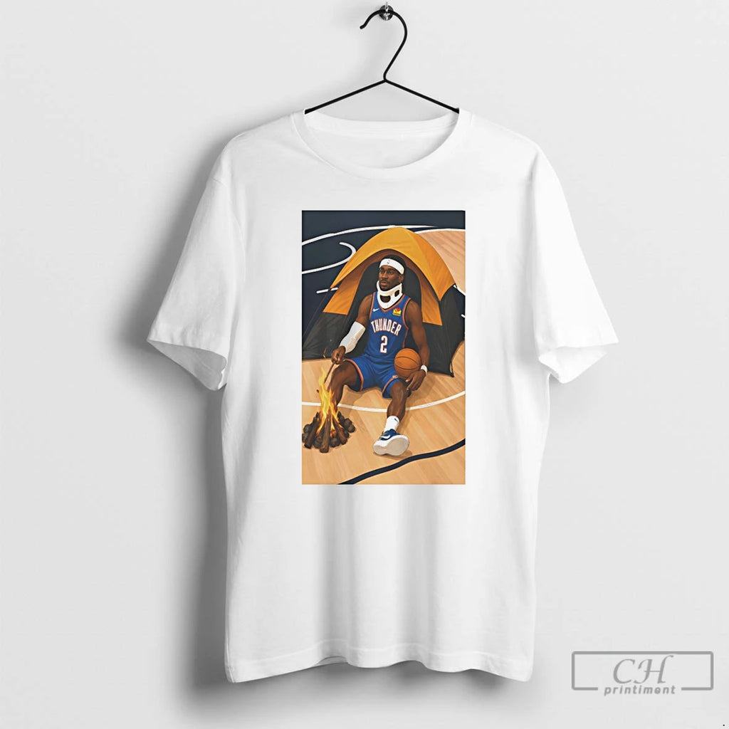 Premium V2gy0qpc Shai Gilgeous Alexander Injury Oklahoma City Thunder Nba Cartoon 2026 T Shirts Sweater