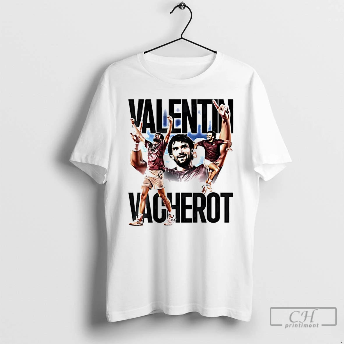 Premium Valentin Vacherot Monaco Tennis Player Collage Graphic