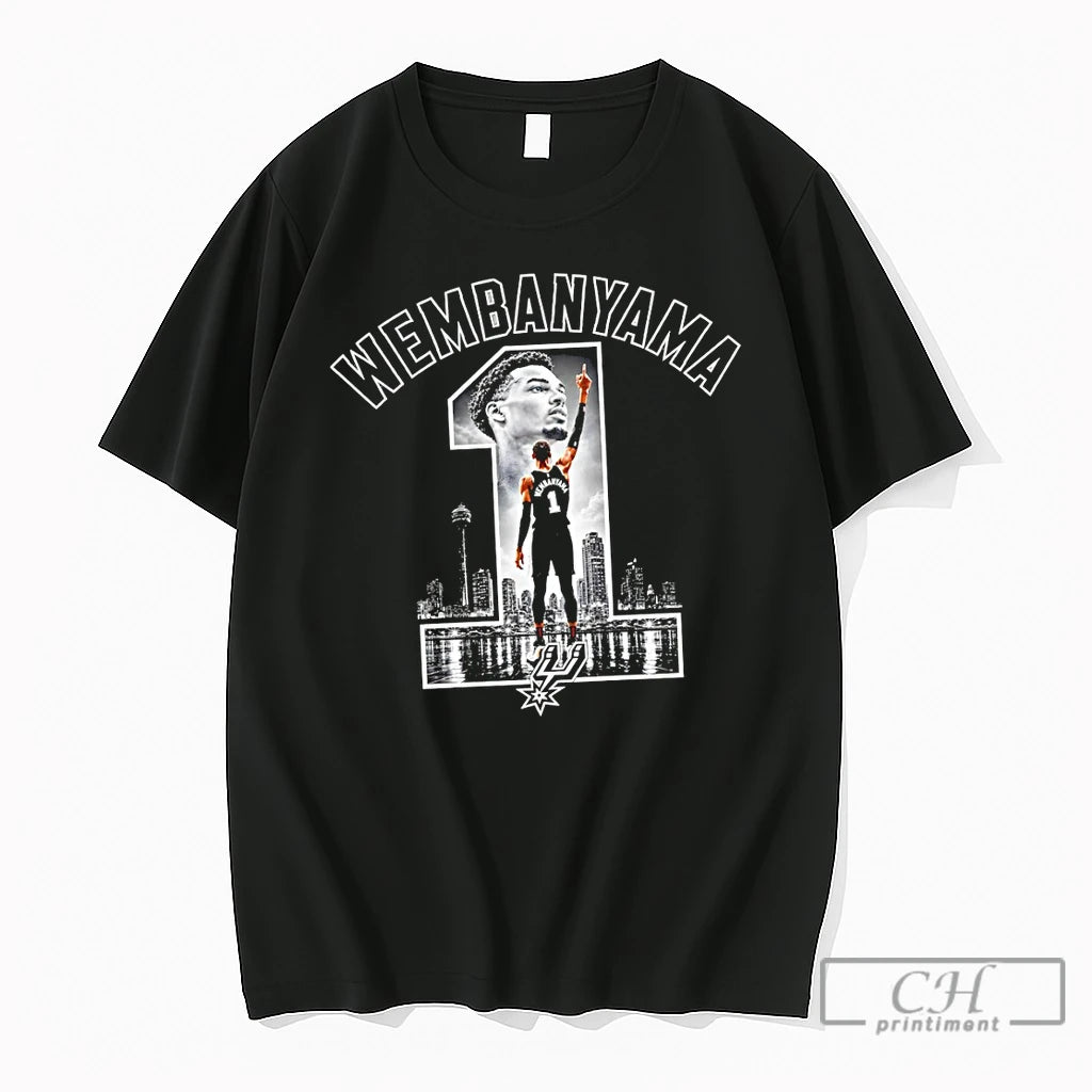 Premium Victor Wembanyama 1 City San Antonio Spurs Basketball Nba Vintage