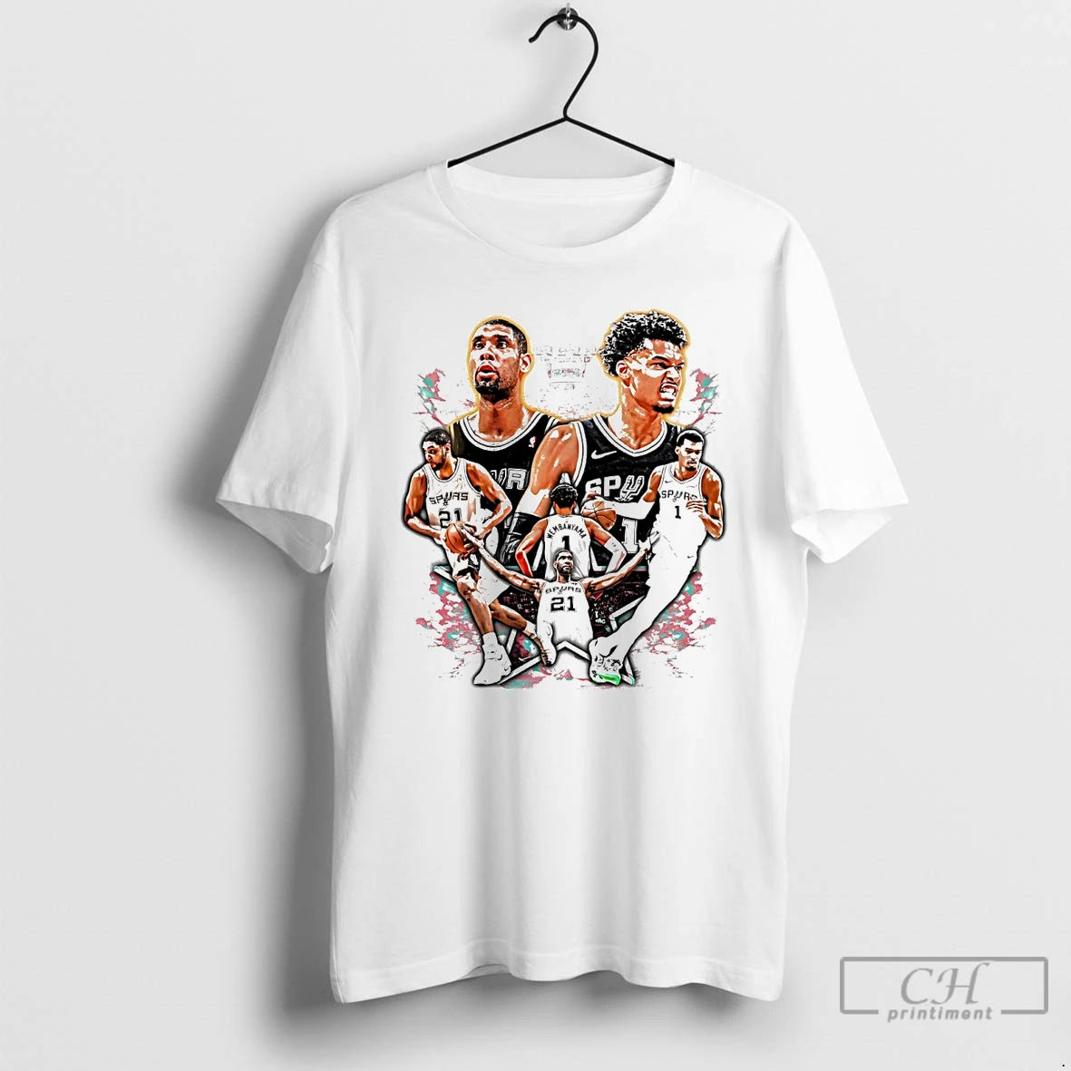 Premium Victor Wembanyama And Tim Duncan San Antonio Spurs T-Shirts, Hoodie, Sweatshirt | PrintMintTees.com