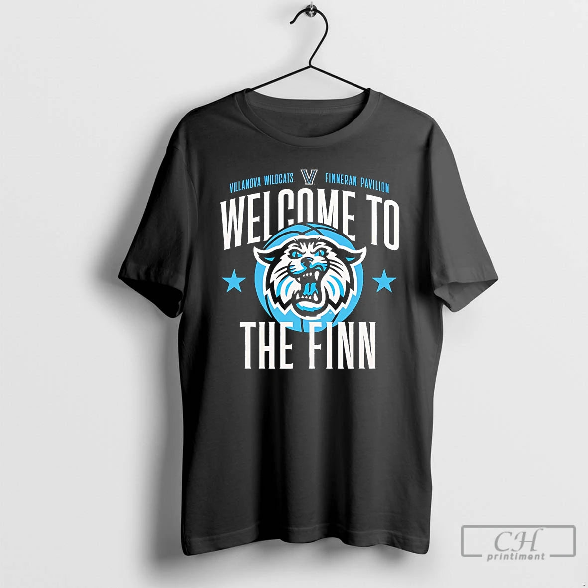 Premium Villanova Basketball Finneran Pavilion Welcome To The Finn Vintage T-Shirts, Hoodie, Sweatshirt | PrintMintTees.com
