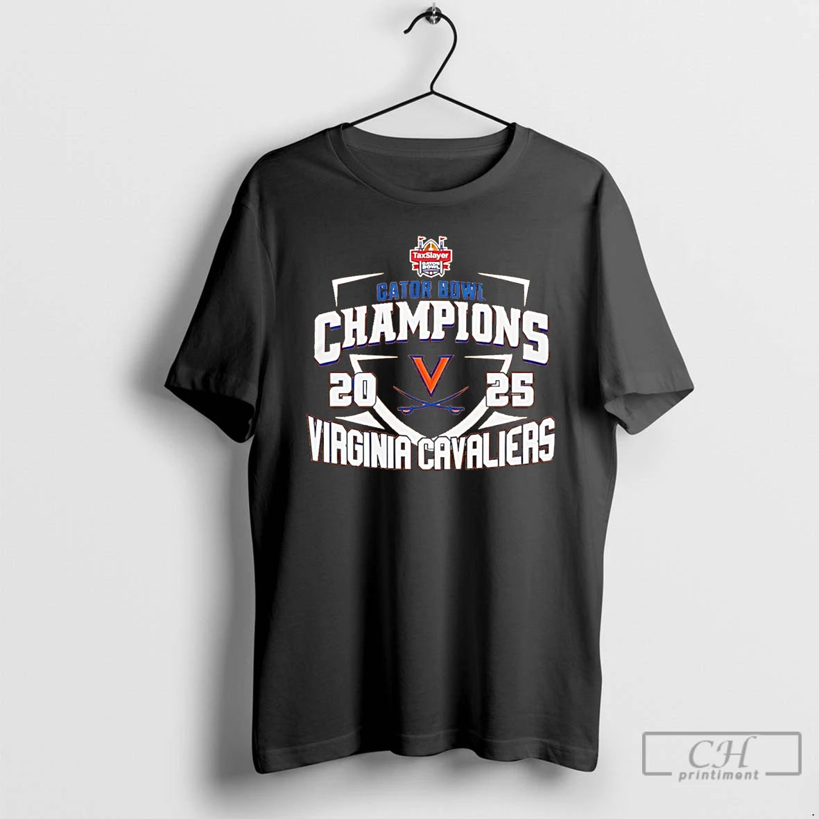 Premium Virginia Cavaliers 2025 Taxslayer Gator Bowl Champions Classic T-Shirts, Hoodie, Sweatshirt | PrintMintTees.com