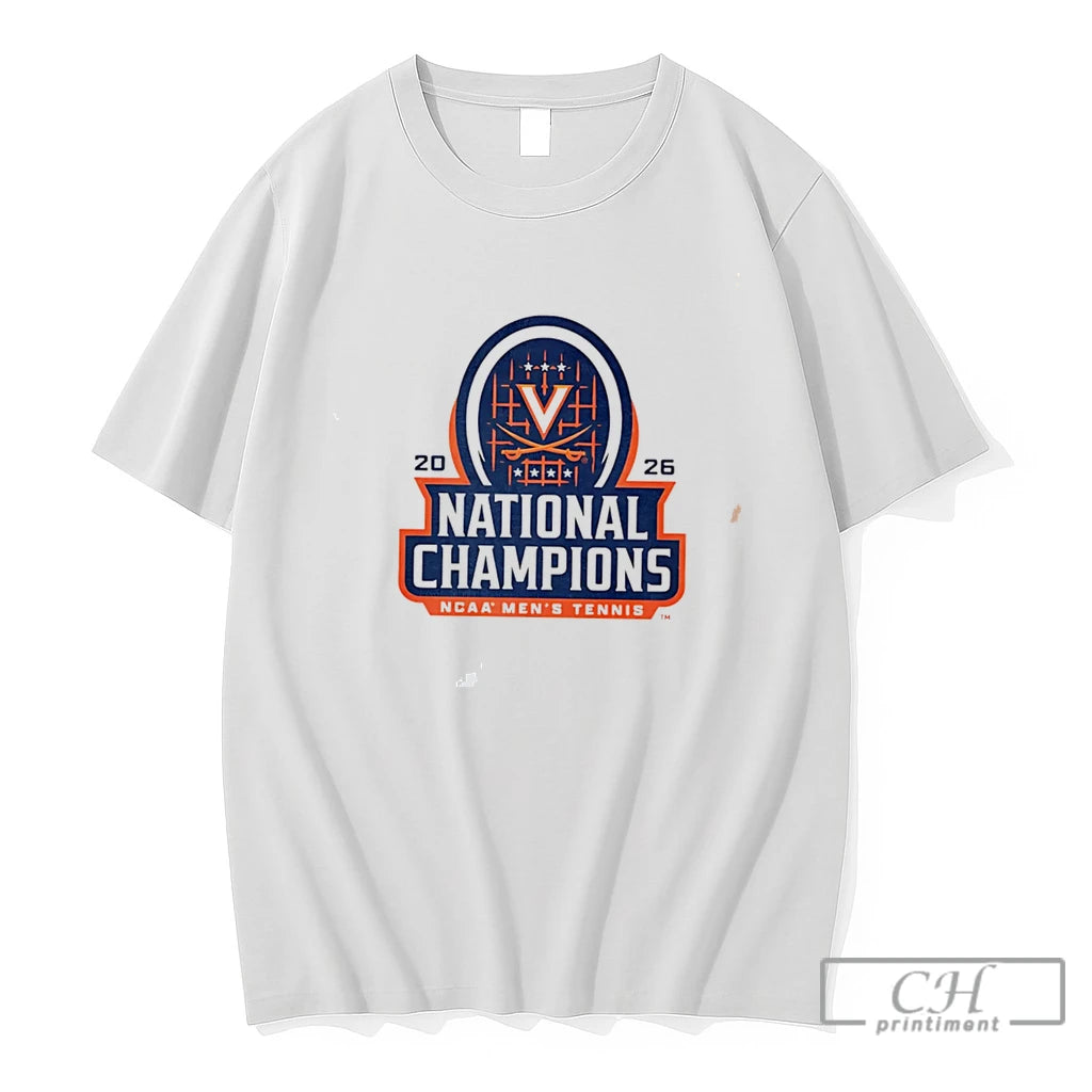 Premium Virginia Cavaliers 2026 Tennis Ncaa Champions Tee
