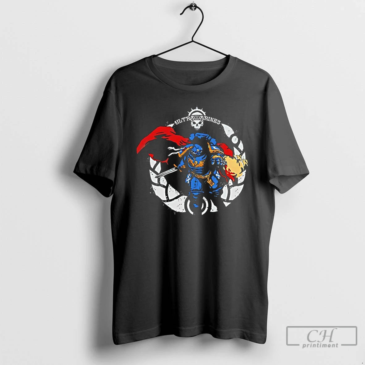 Premium Warhammer Ultramarines To Go With Helmet T-Shirts, Hoodie, Sweatshirt | PrintMintTees.com