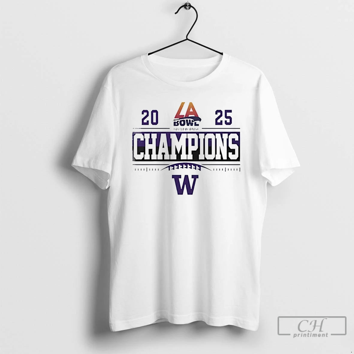 Premium Washington Huskies 2025 Bucked Up La Bowl Champions T-Shirts, Hoodie, Sweatshirt | PrintMintTees.com