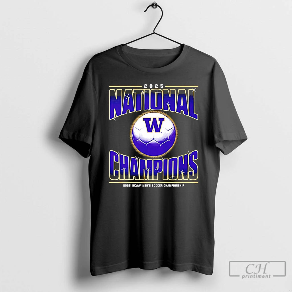Premium Washington Mens Soccer 2025 National Champions T-Shirts, Hoodie, Sweatshirt | PrintMintTees.com