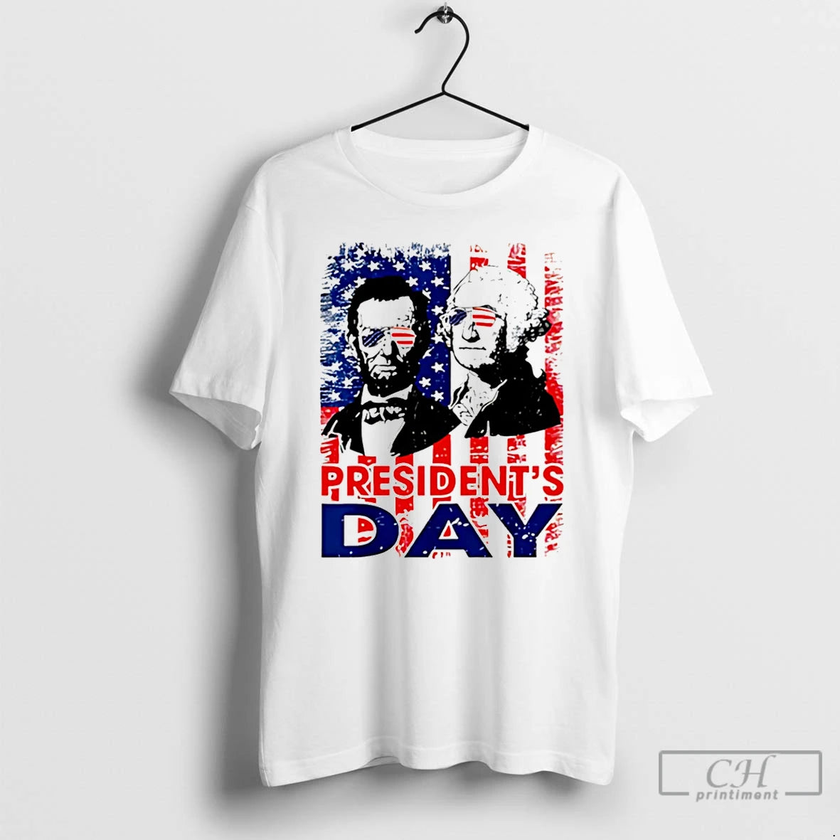 Washington Lincoln Usa Flag Presidents Day Retro Tribute T-Shirts, Hoodie, Sweatshirt