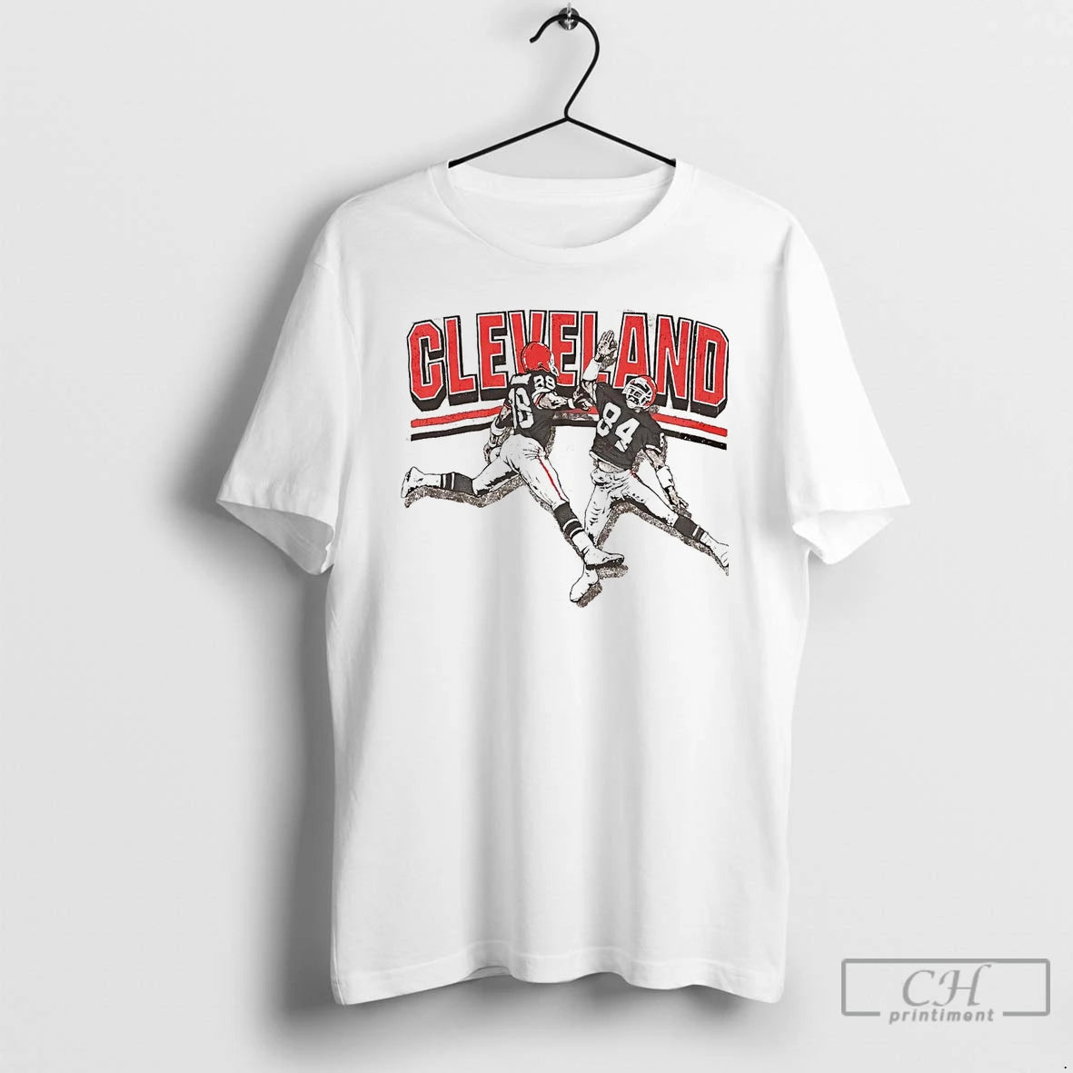 Premium Webster And Reggie High Five Celebration Cleveland Browns T-Shirts, Hoodie, Sweatshirt | PrintMintTees.com