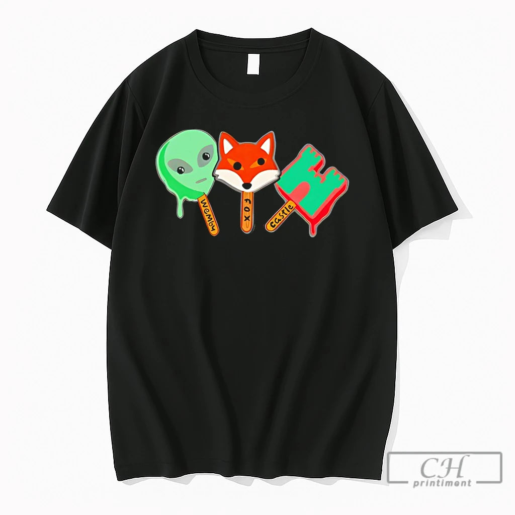 Premium Wemby Fox Castle Popsicles San Antonio Spurs Basketball Nba 2026 Vintage T Shirts Sweater