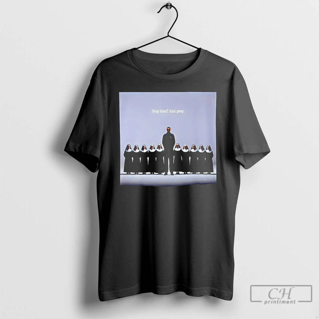 Premium Wemby And The Nuns San Antonio Spurs Basketball Stop Him Just Pray T Shirts