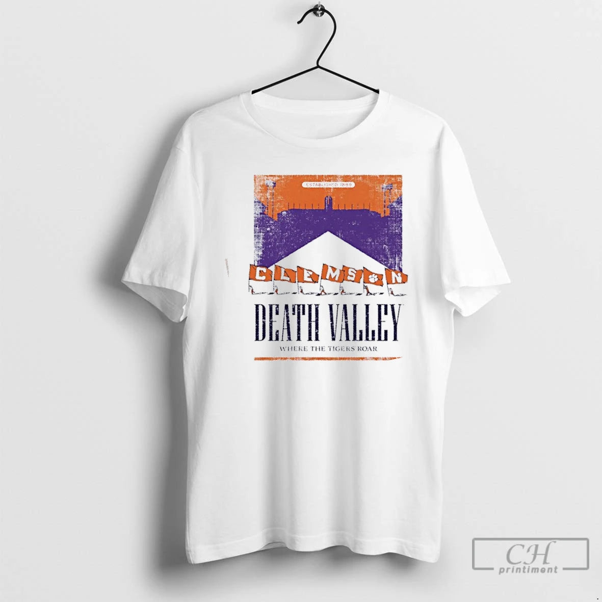 Premium Where The Tigers Roar Death Valley Clemson T-Shirts, Hoodie, Sweatshirt | PrintMintTees.com