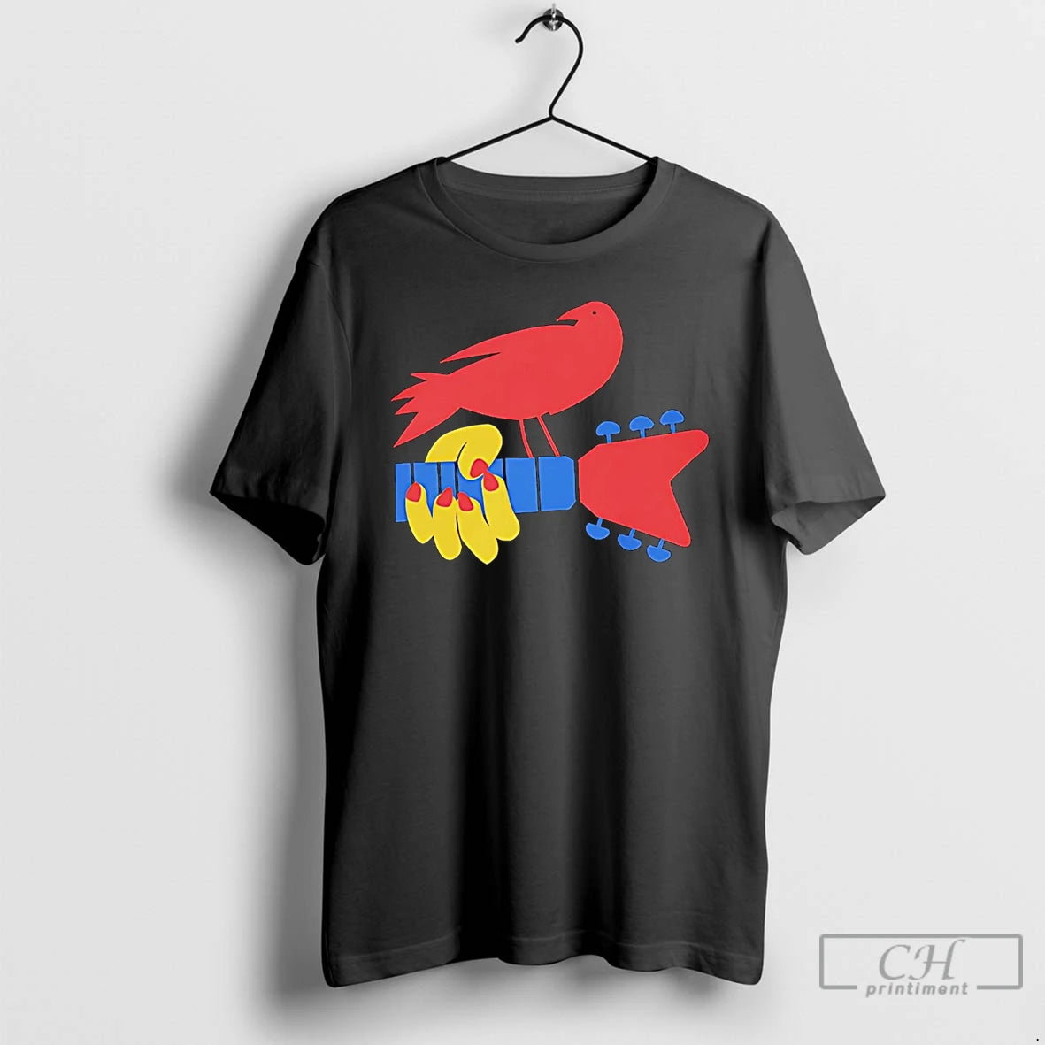 Woodstock Bird Guitar T-Shirts, Hoodie, Sweatshirt