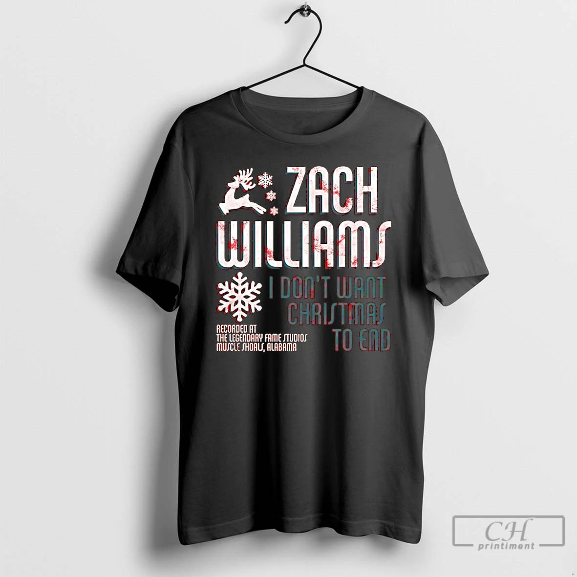 Premium Zach Williams I Dont Want Christmas To End T-Shirts, Hoodie, Sweatshirt | PrintMintTees.com