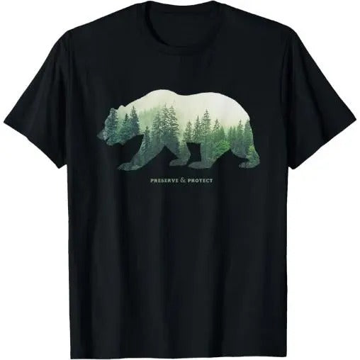 Preserve & Protect T-Shirt Vintage National Park Bear Shirt Made in USA Hoodie Sweatshirt | PrintMintTees.com