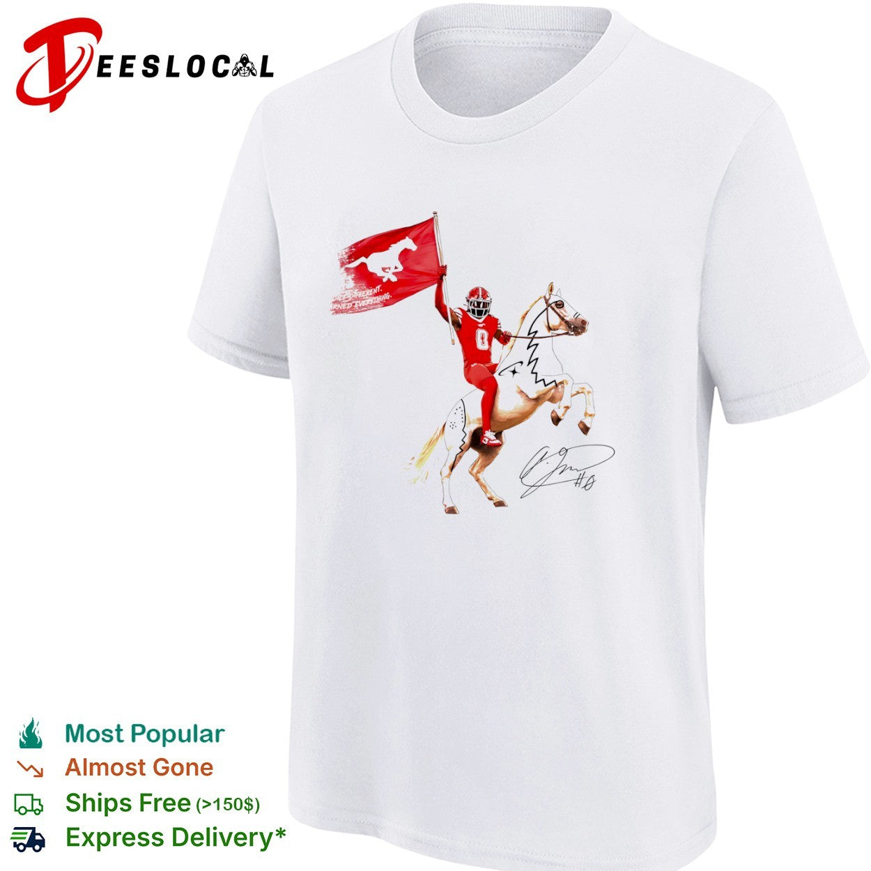 Preston Stone SMU Mustangs football built different earned everything shirt