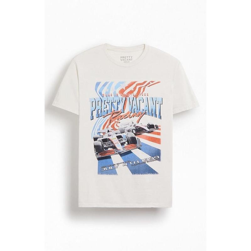 Pretty Vacant Men's American Racing T-Shirt - Multicolor Hoodie, Sweatshirt | PrintMintTees.com