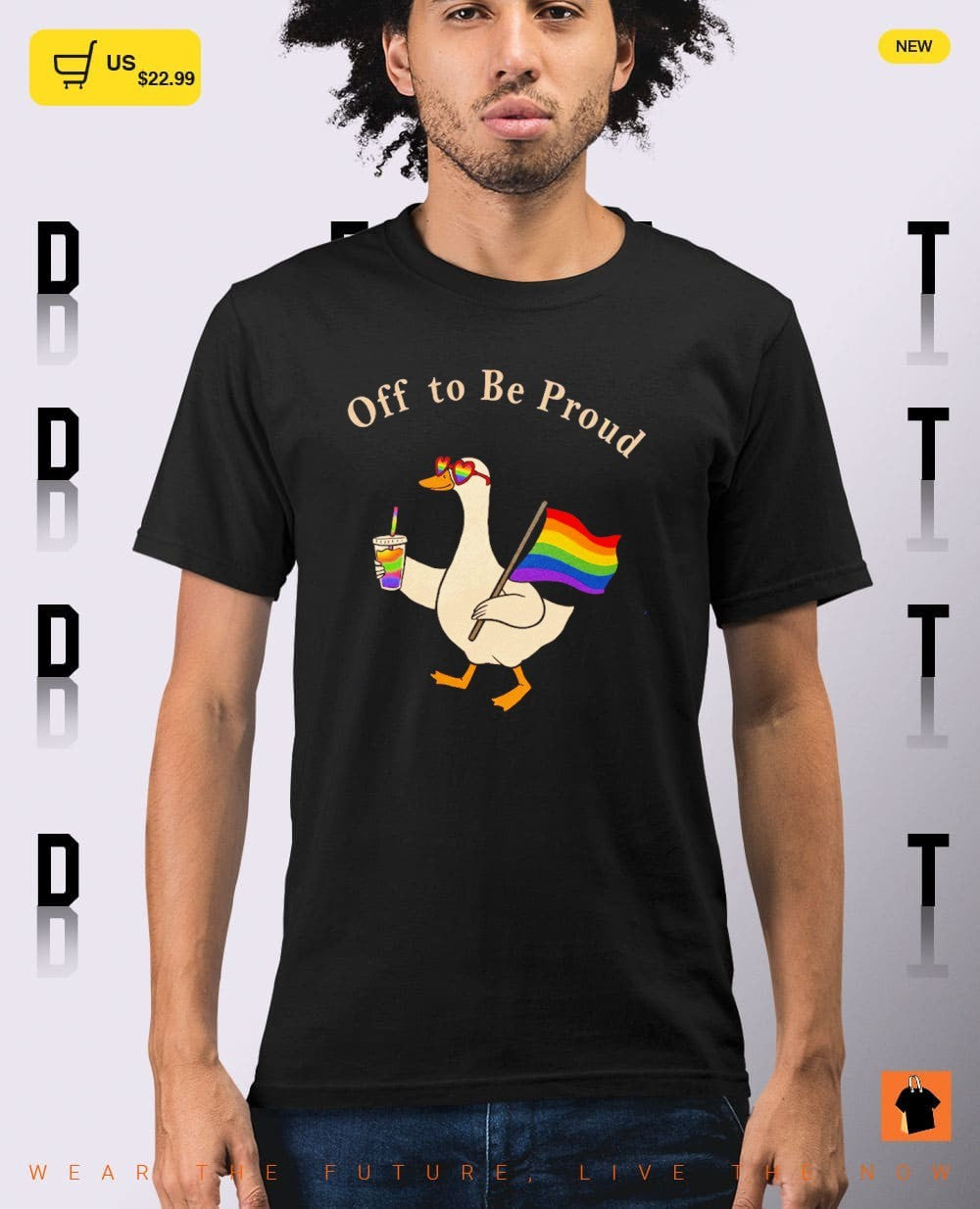 Pride Goose LGBT Rainbow off to be proud shirt