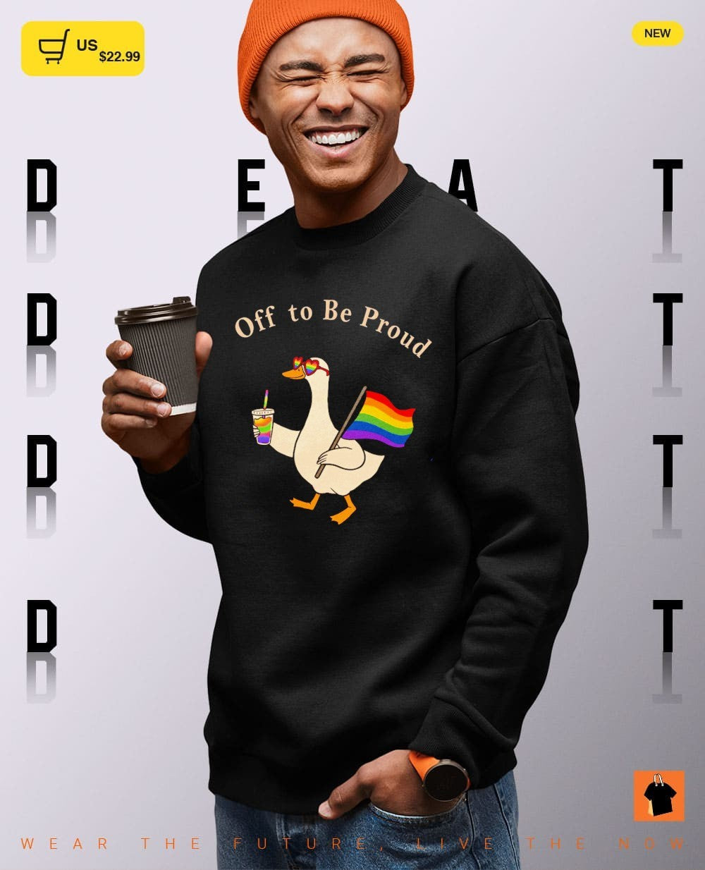 Pride Goose LGBT Rainbow off to be proud shirt