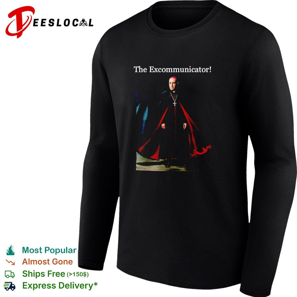 Priest red cape the excommunicator shirt