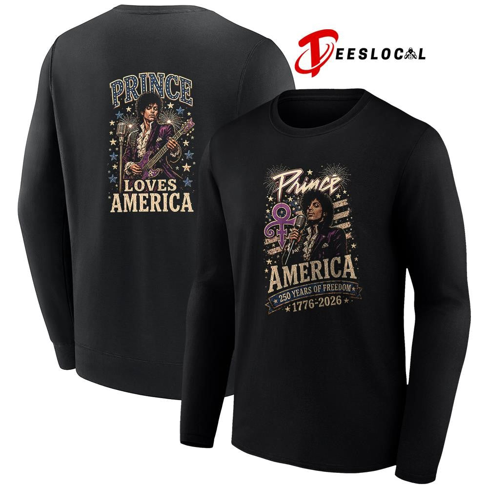 Prince America 250 years of freedom graphic shirt