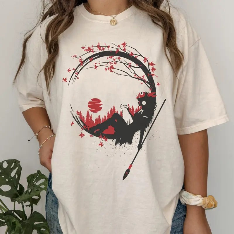 Princess Mononoke Hoodie Mononoke Hime Forest Spirit Kodama Studio Ghibli Shirt Sweatshirt, Hoodie, Comfort Colors