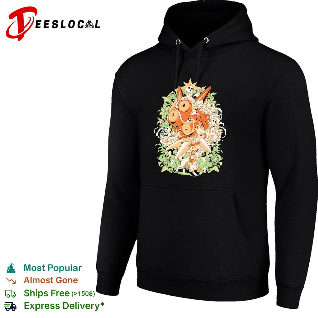 Princess Mononoke Moro and kodama Forest of the Gods shirt