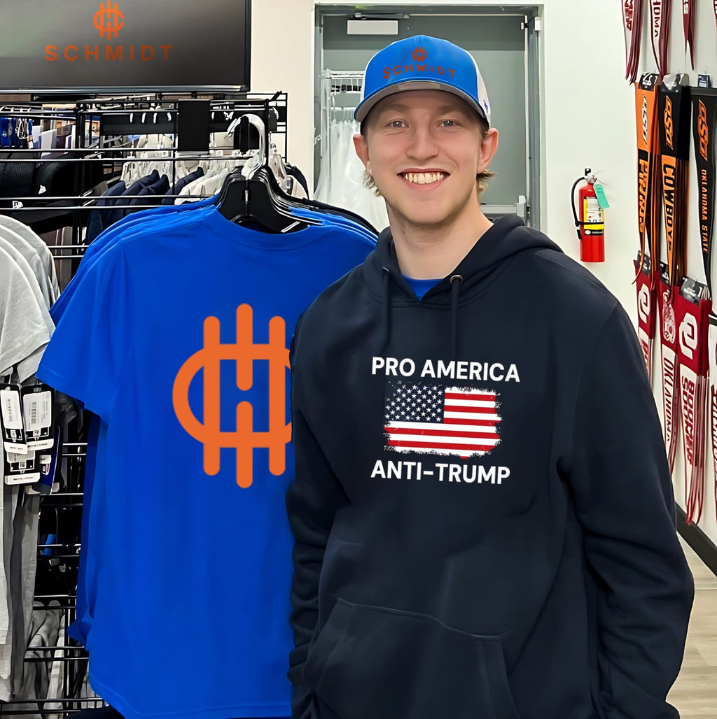 Pro America anti Trump flag shirt