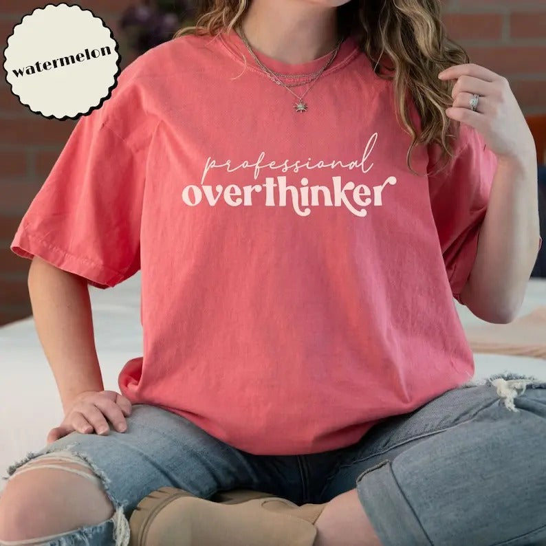 Professional Overthinker Sweatshirt, Hoodie, T-Shirt | PrintMintTees.com