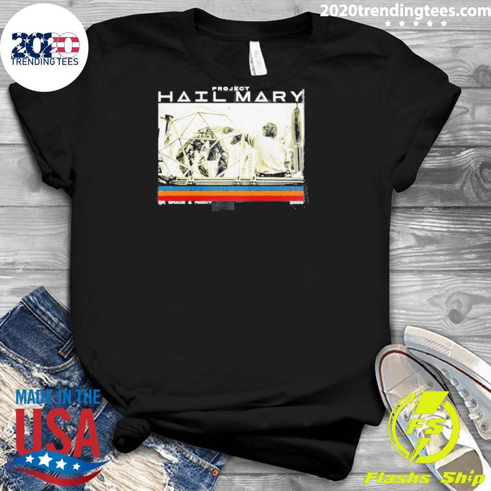 Project Hail Mary Dr Grace And Rocky Sci-fi Space Novel Fan Shirt