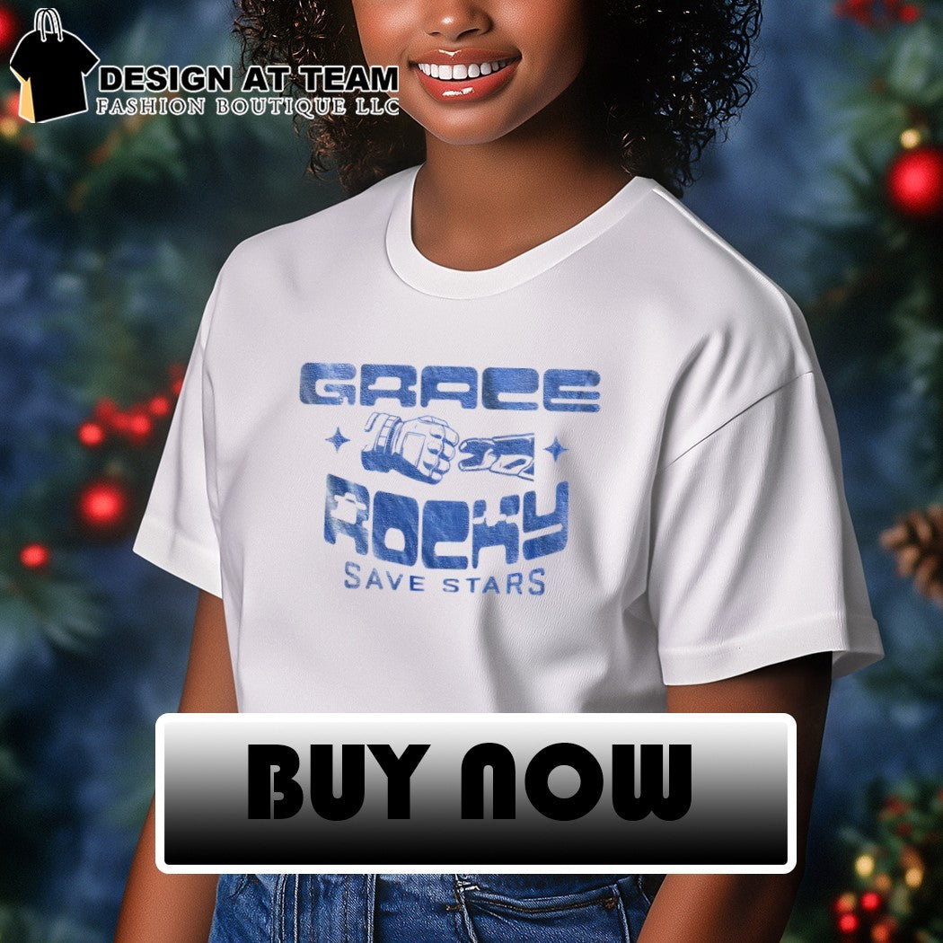 Project Hail Mary Science Fiction Fan Grace Rocky Save Stars shirt