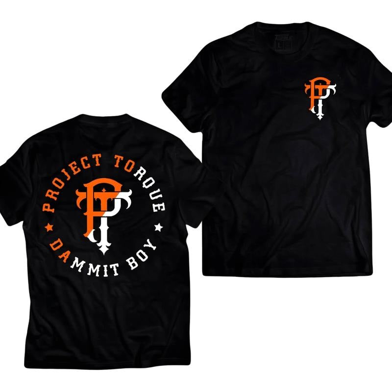 Project Torque All Around PT Dammit Boy Orange Shirt