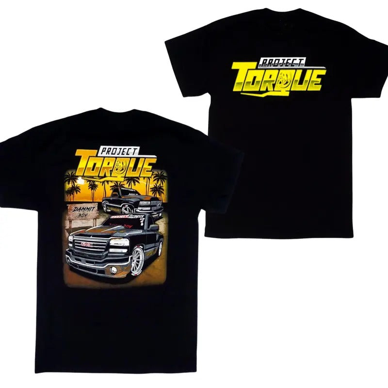 Project Torque Gmc & Silverado Nbs T-Shirt, Truck Shirts, Shirts For Men, Car Merch, Menswear Hoodie Sweatshirt