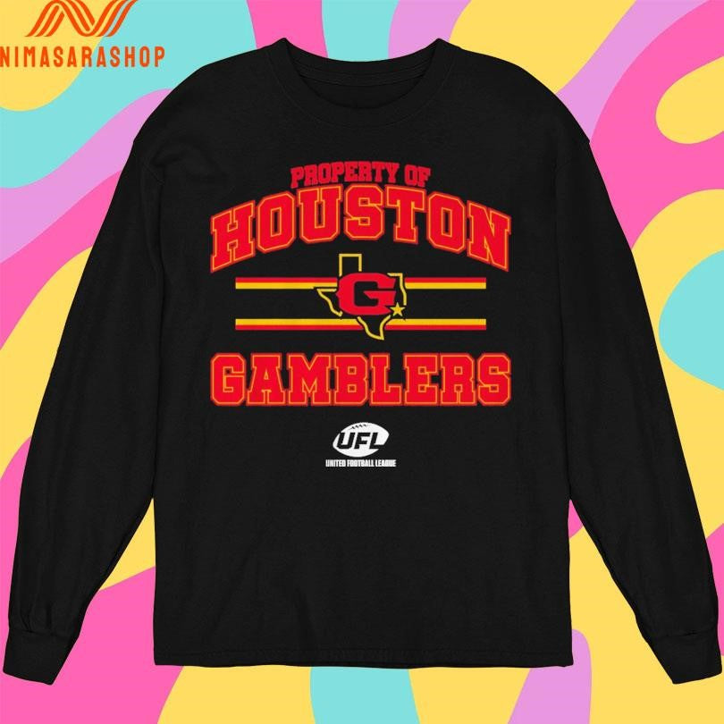 Property Of Houston Gamblers UFL Shirts