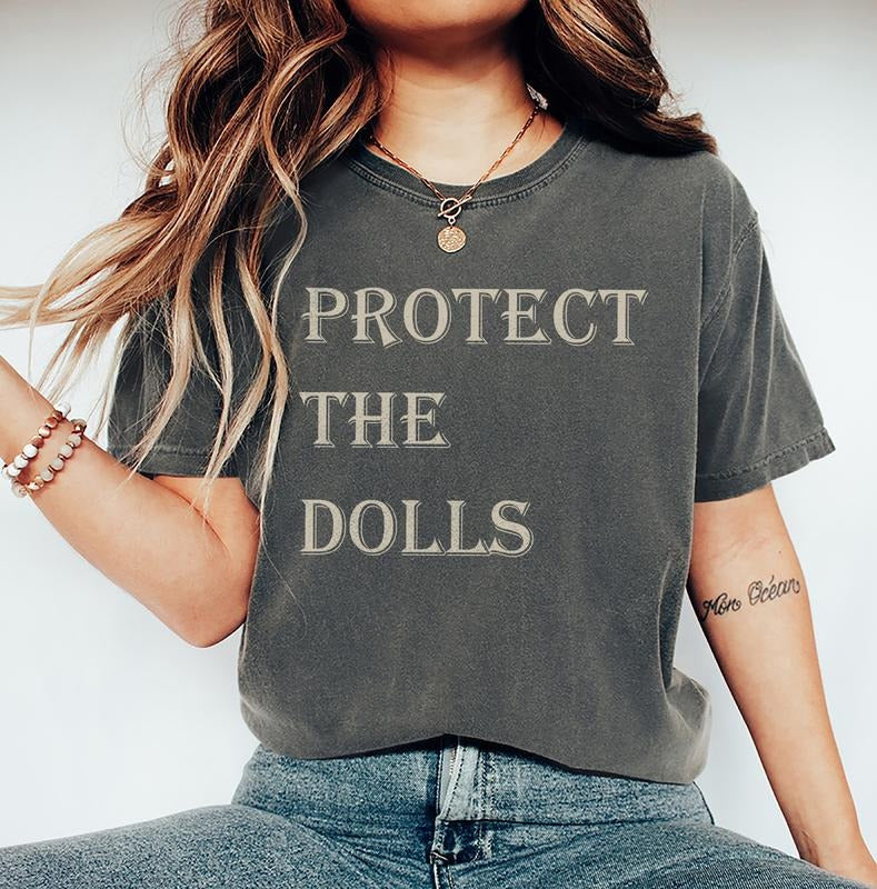 Protect The Dolls Shirt, Feminist Shirt, Human Rights Tee Gender Equality Top Soft T-Shirt Gift, Trans Rights Transgender...